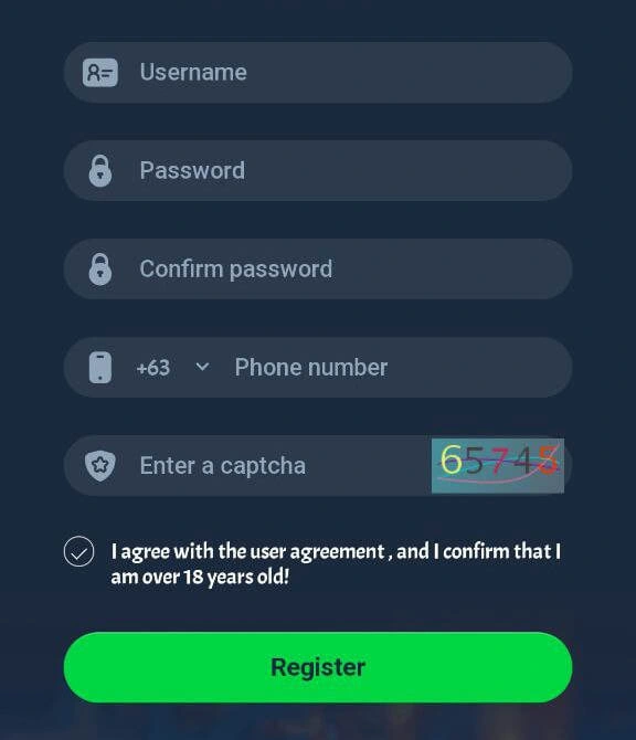 apaldo register page for new users joining the online casino